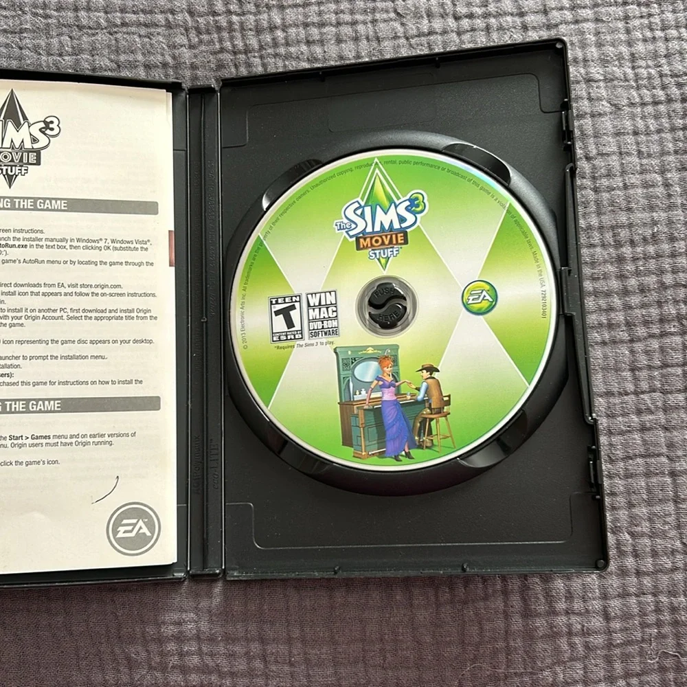 The Sims3 Movie Stuff DVD-ROM game